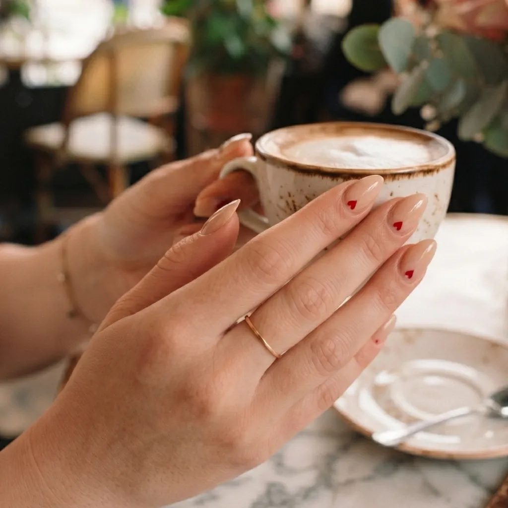 Tiny Heart Nails