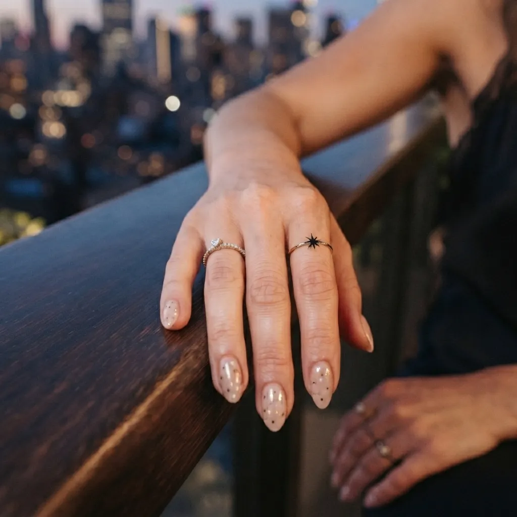 Tiny Star Nails