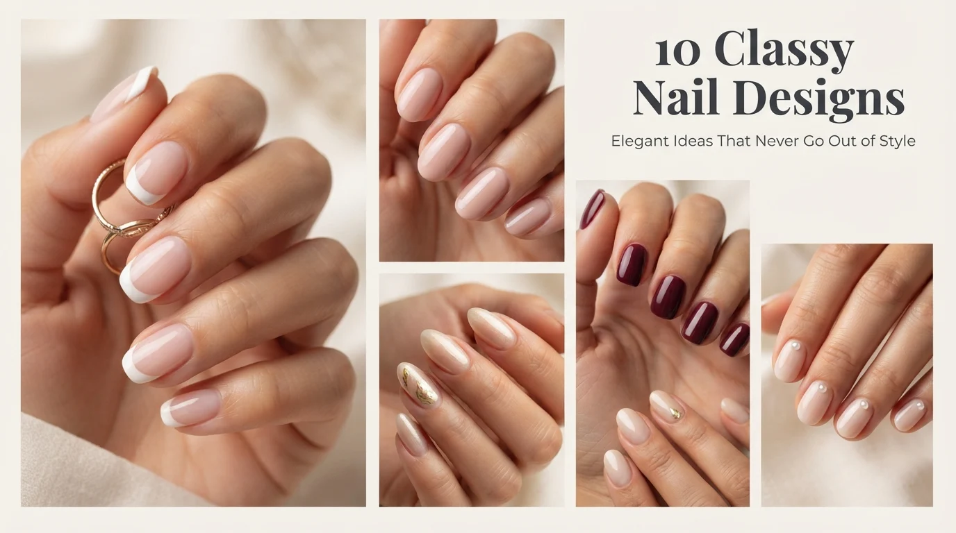 Classy Nail Designs: 10 Elegant Nail Ideas That Never Go Out of Style