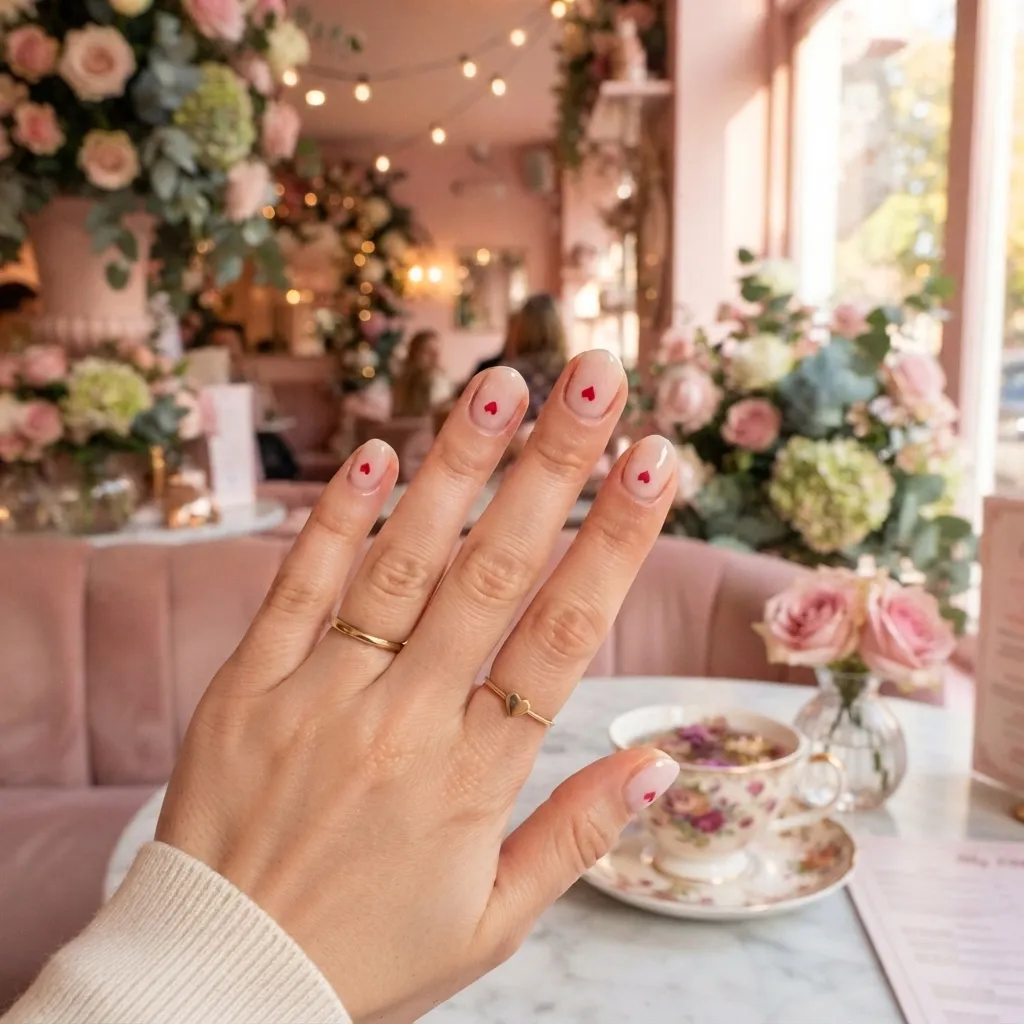 Tiny Heart Nails