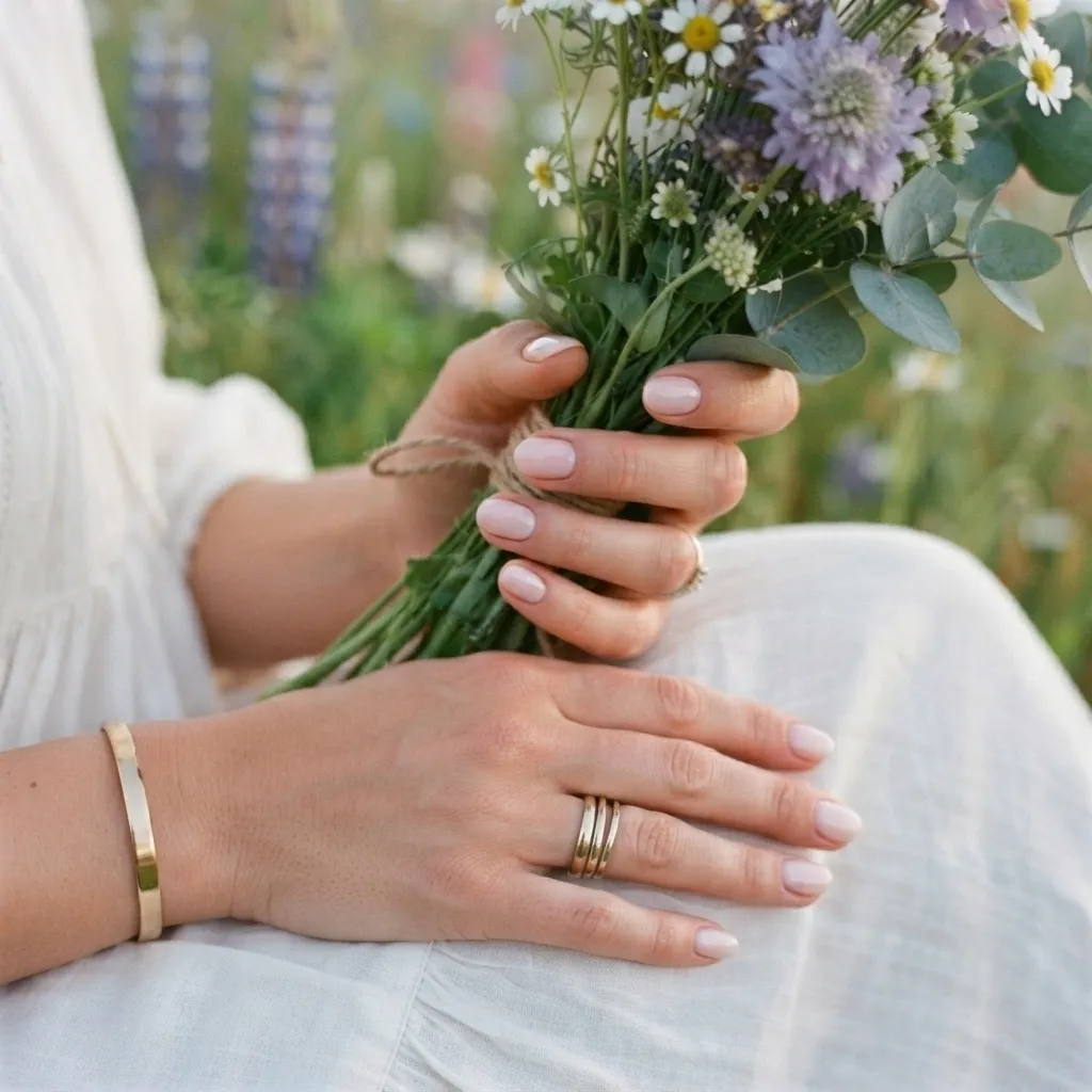 Cloud Blush Baby Pink Nails