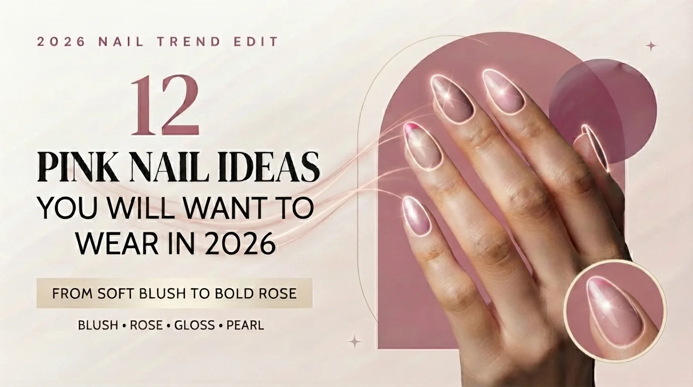 12 Pink Nail Ideas You Will Want to Wear in 2026 From Soft Blush to Bold Rose