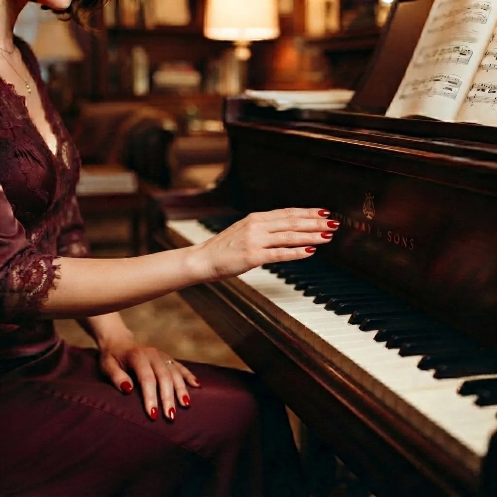 Cherry Silk Nails