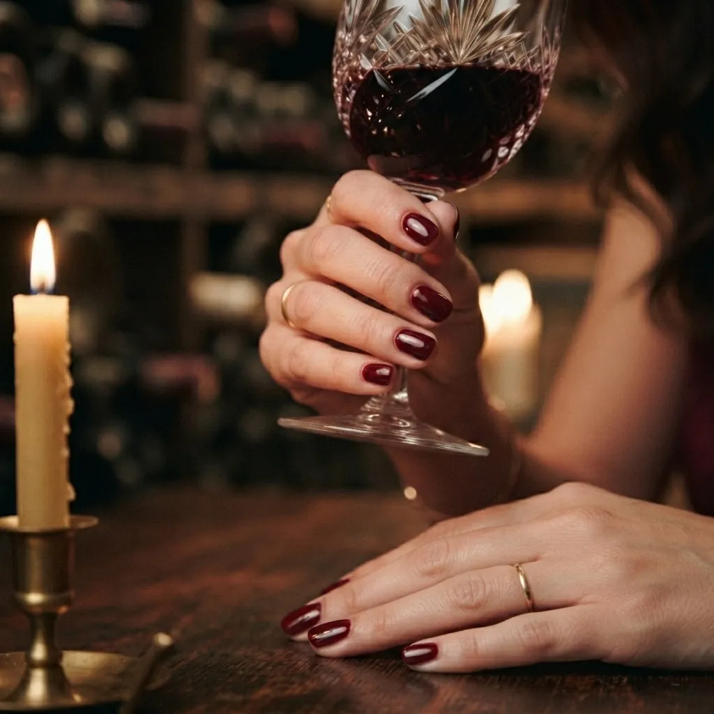 Velvet Merlot Nails