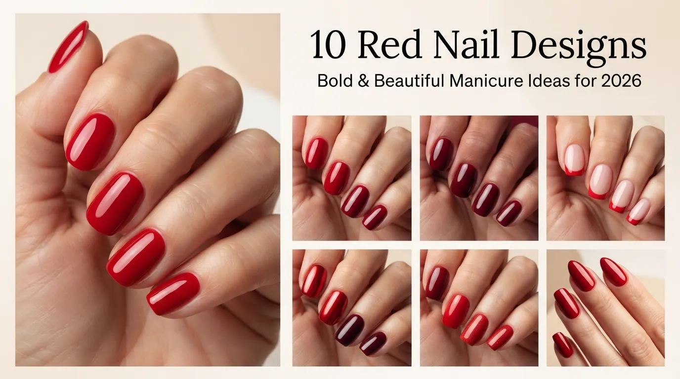 10 Red Nail Designs That Make Every Manicure Look Bold and Beautiful in 2026