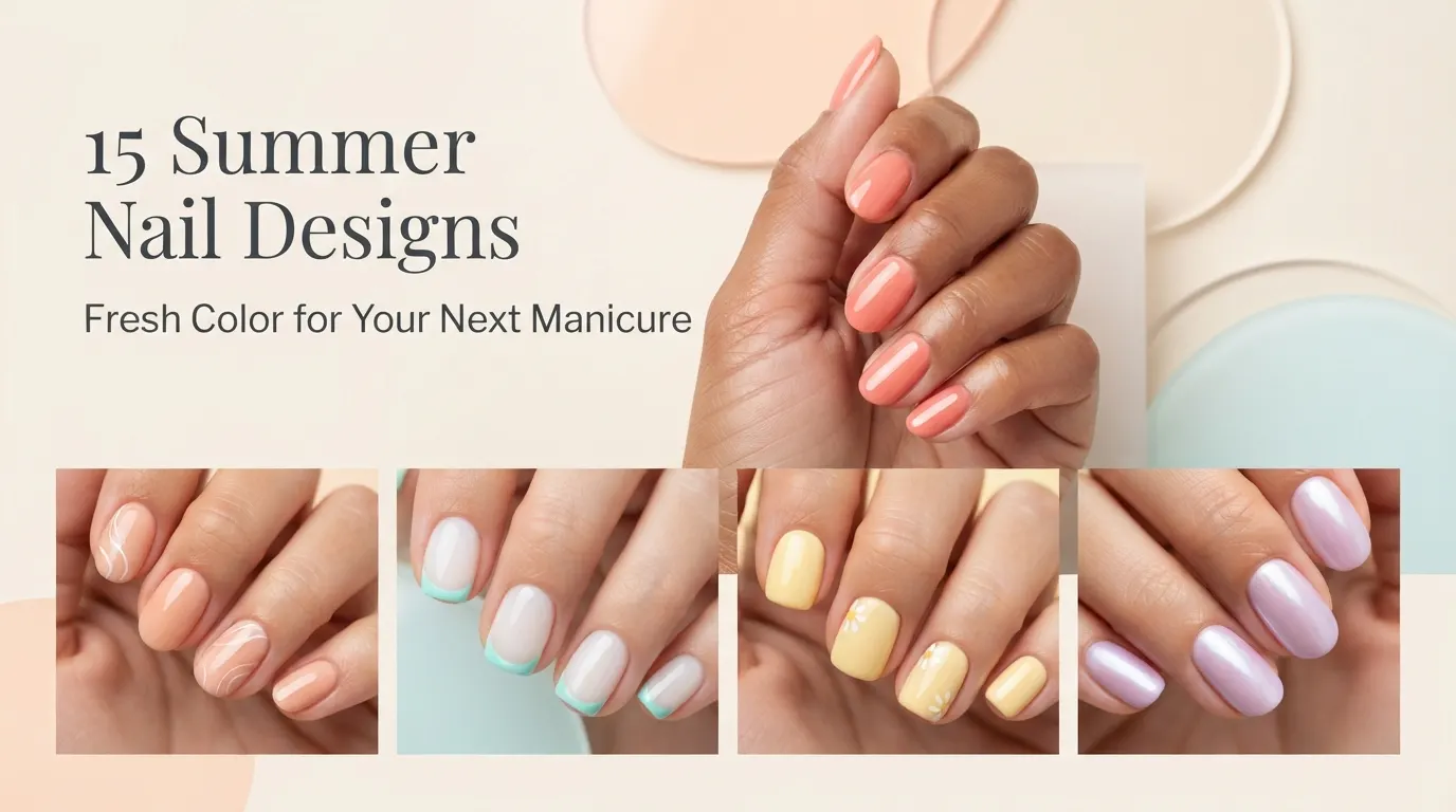15 Summer Nail Designs That Bring Fresh Color to Your Manicure