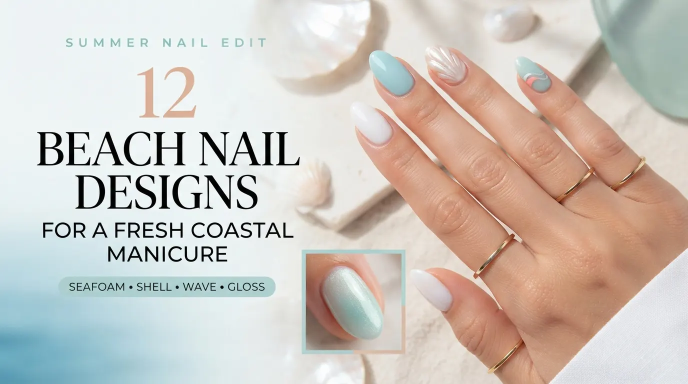12 Beach Nail Designs for a Fresh Coastal Manicure