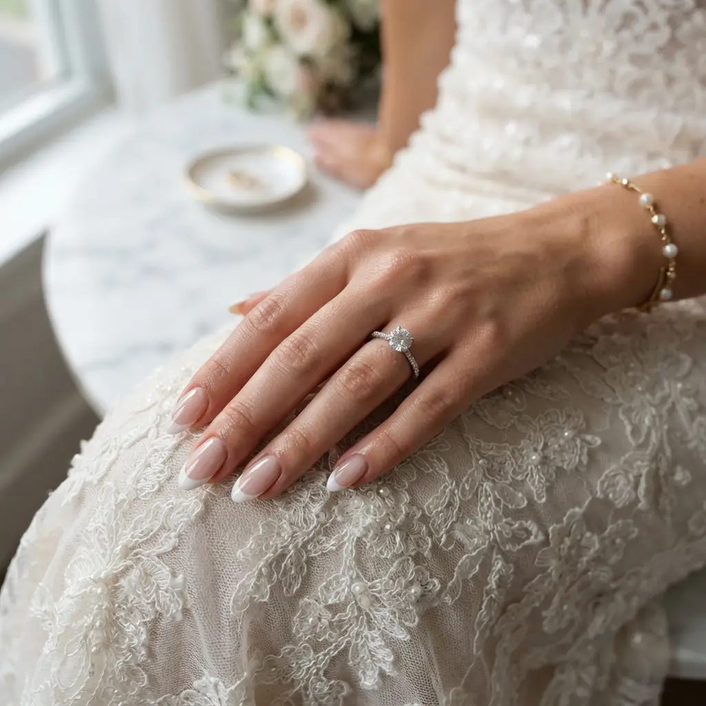 Classic Bridal French Tips
