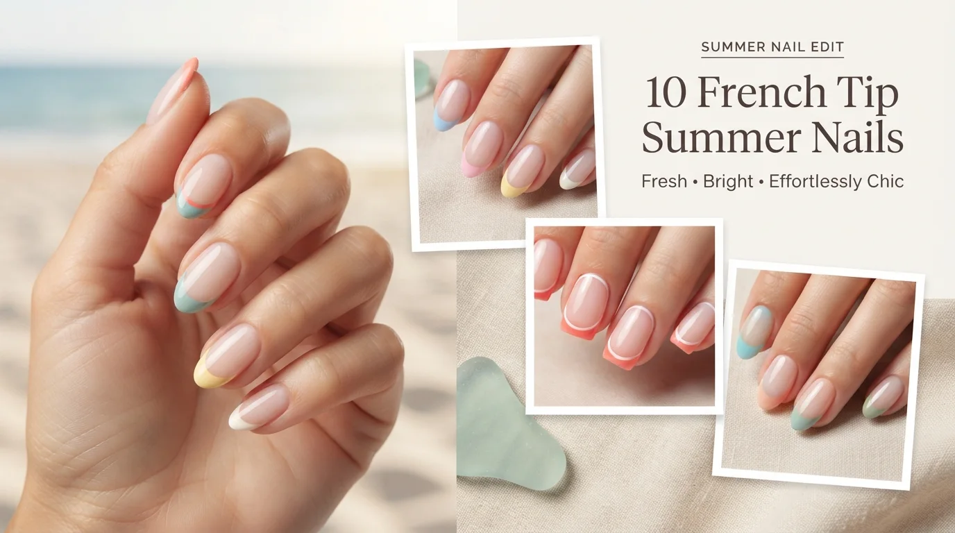 10 French Tip Summer Nails That Feel Fresh, Bright, and Effortlessly Chic