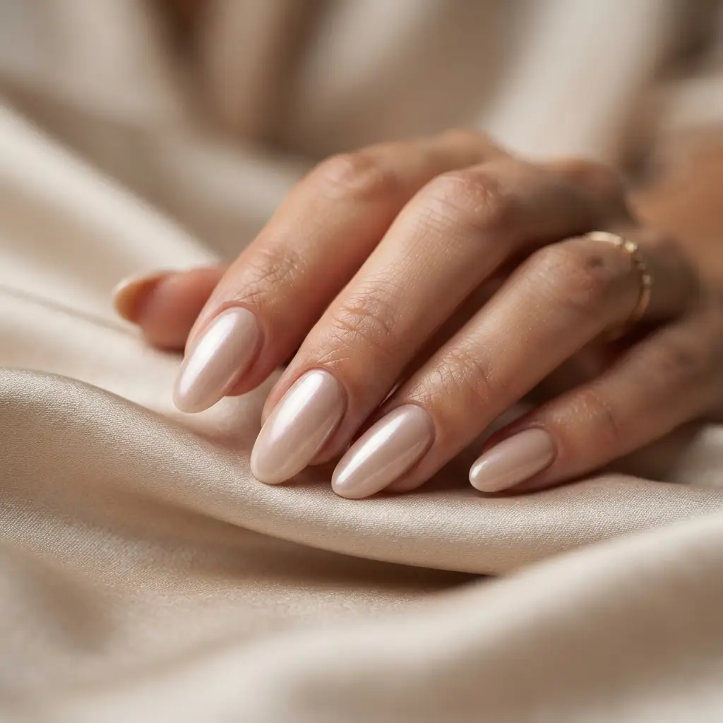 Glazed Latte Nails