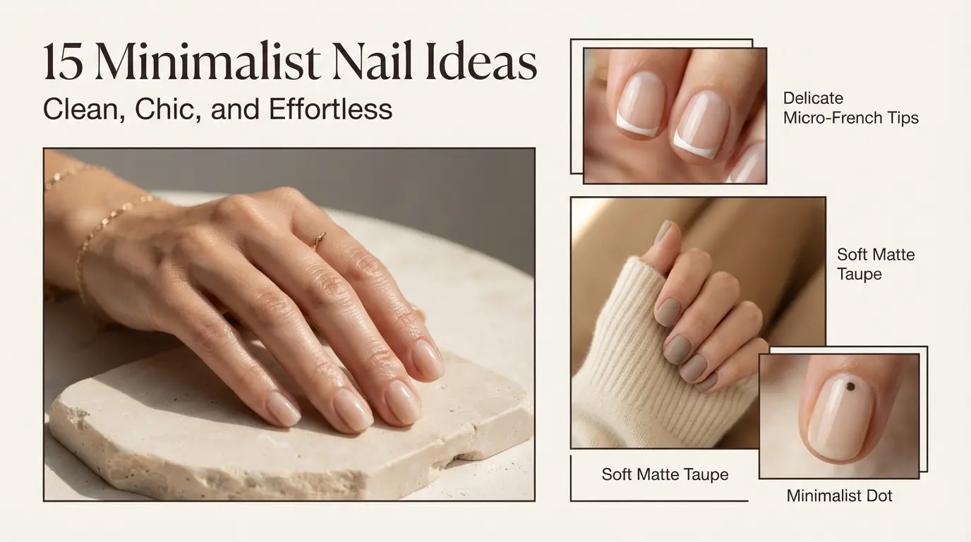 15 Minimalist Nail Ideas That Look Clean, Chic, and Effortless
