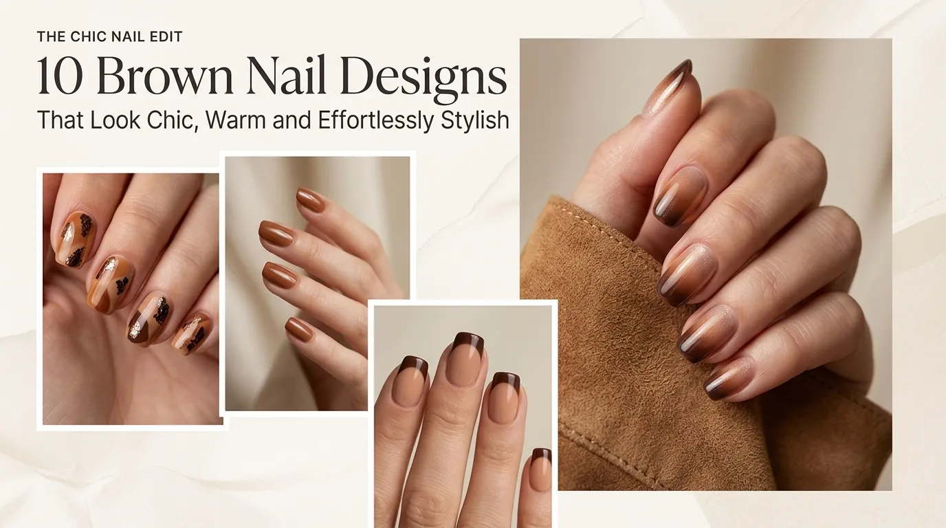 10 Brown Nail Designs That Look Chic, Warm and Effortlessly Stylish