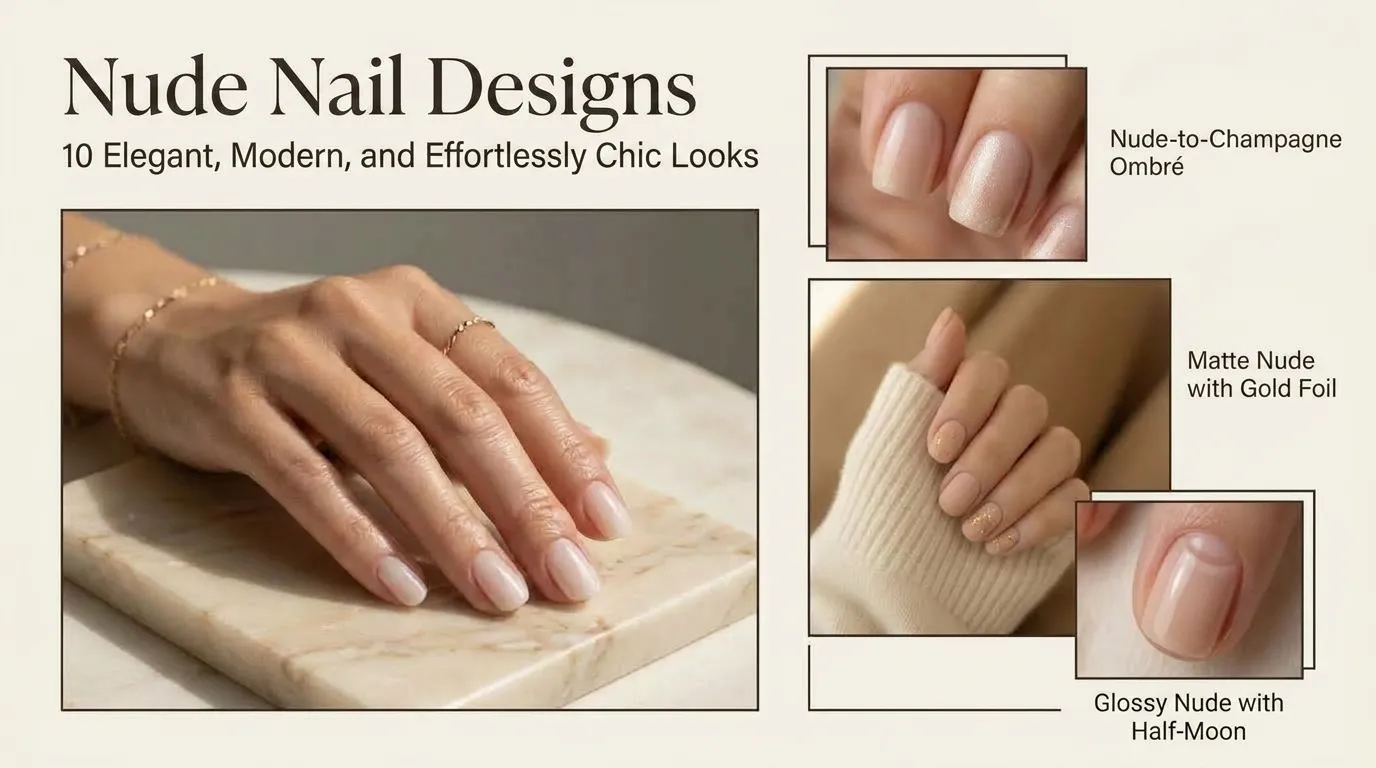 10 Nude Nail Designs That Look Elegant, Modern, and Effortlessly Chic