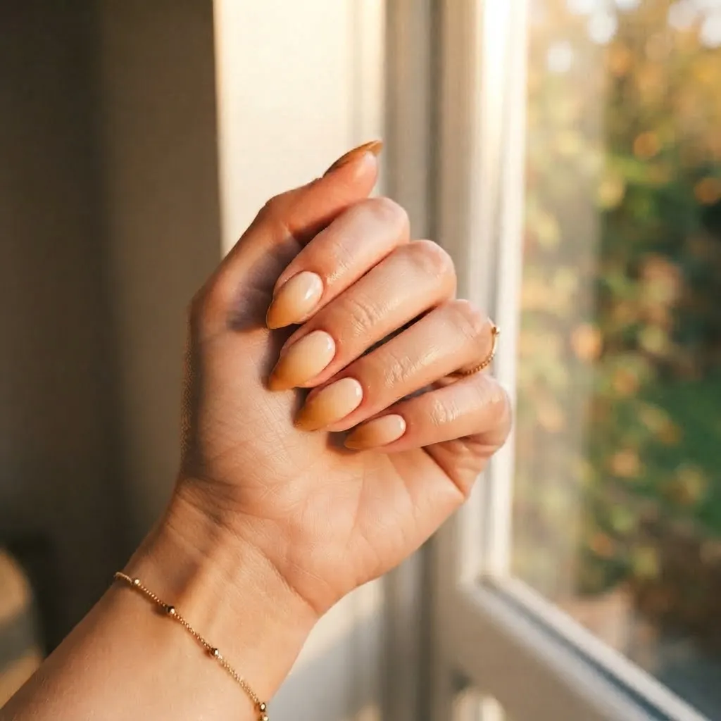 Nude Ombre Nails