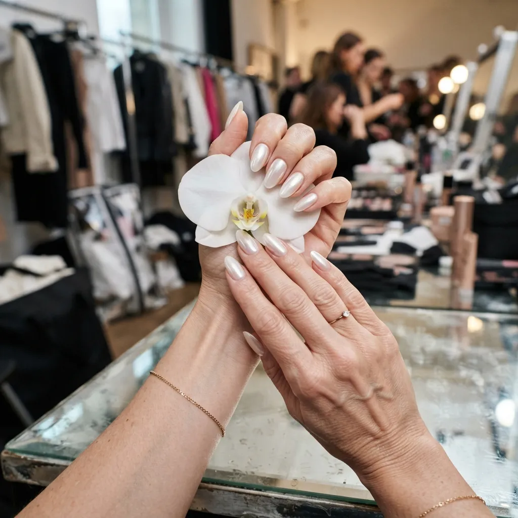 Glazed Pearl Celebrity Manicure