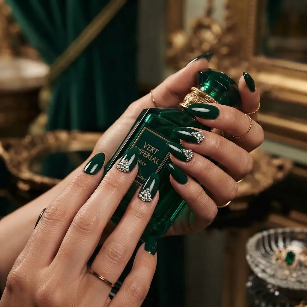 Emerald Jewel Nails