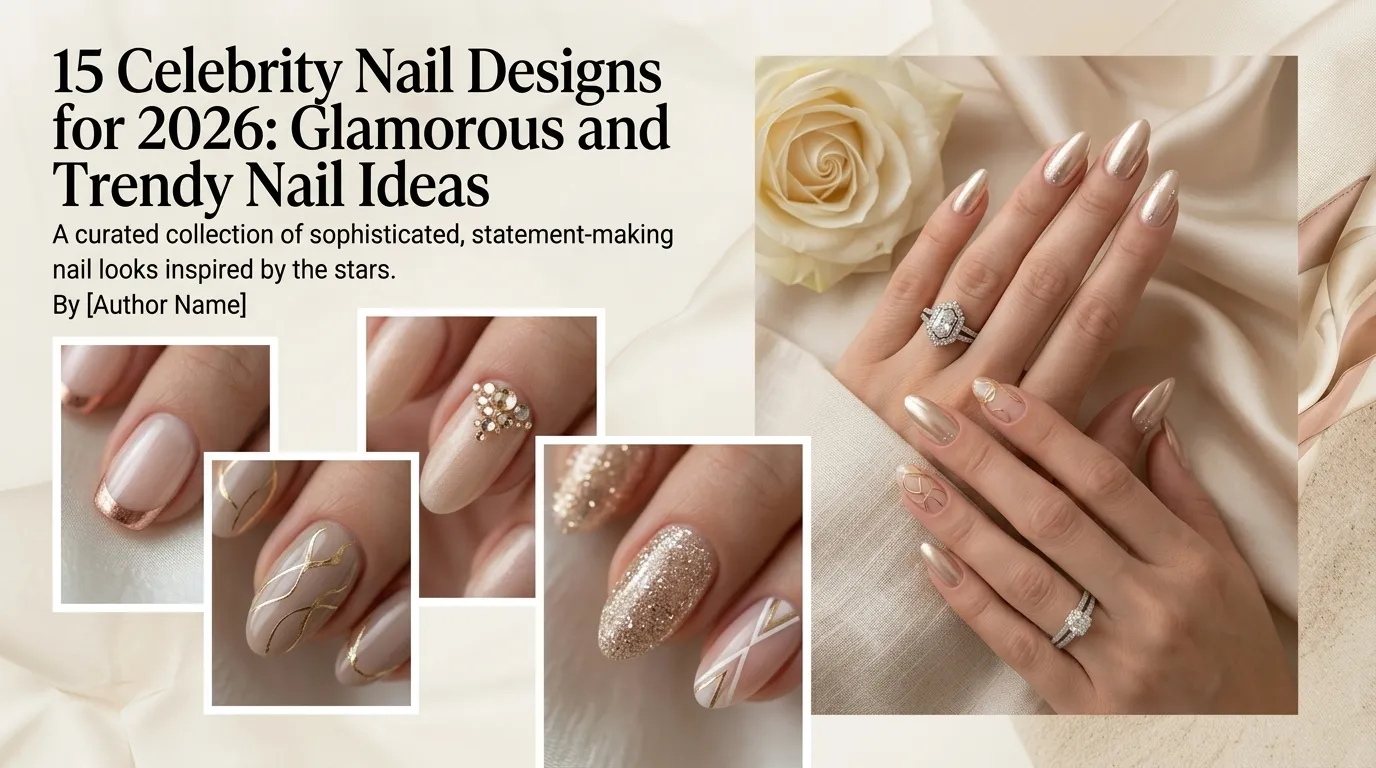 15 Celebrity Nail Designs for 2026: Glamorous and Trendy Nail Ideas