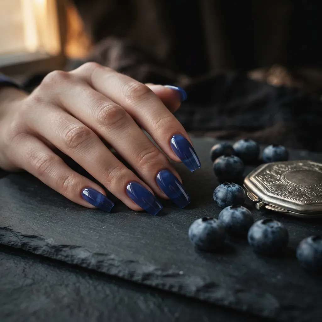 Blueberry Jelly Nails